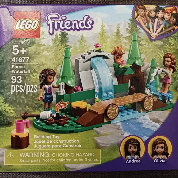 Yr 2021 LEGO Set Friends Forest Waterfall 41677 (93 pcs.) New - Picture 7 of 7